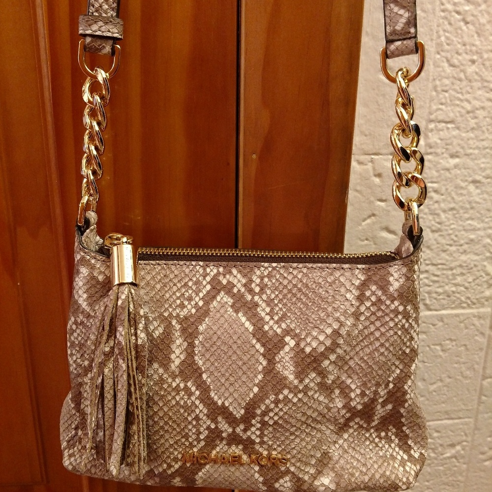 Michael Kors Python Crossbody! - image 2